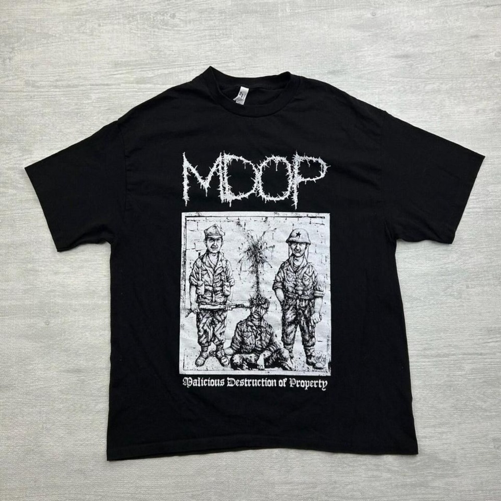 MDOP Malicious Destruction of Property Shirt Adult XL Heavy Metal Band Execution